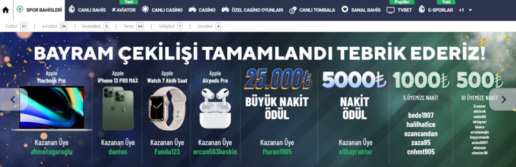 milbet bahis seçenekleri
